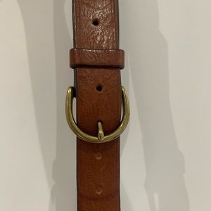 Madewell Brown Leather Belt, Size Small
